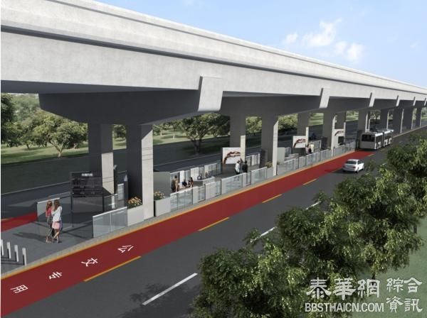 上海延安路要通无轨电车：高架下架设触网，隔离带上建车站