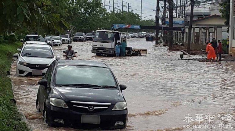 连夜下暴雨坤敬市区遭遇山洪 民眾家中被淹损失严重