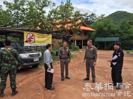 非法佔地14莱 法身寺清迈分寺被查警方封锁寺内建筑