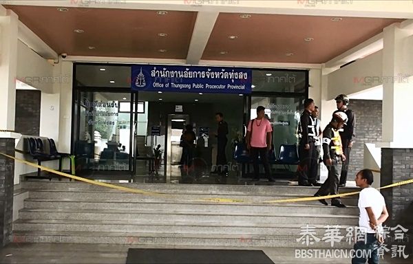 洛坤府警察检察院内枪杀26岁準女婿萨提 怀疑女儿的死亡是女婿故意制造事故谋杀