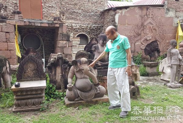 武里喃府农宏古石宫千年牌匾陈列美国博物馆 歷史学学家提议吁索回