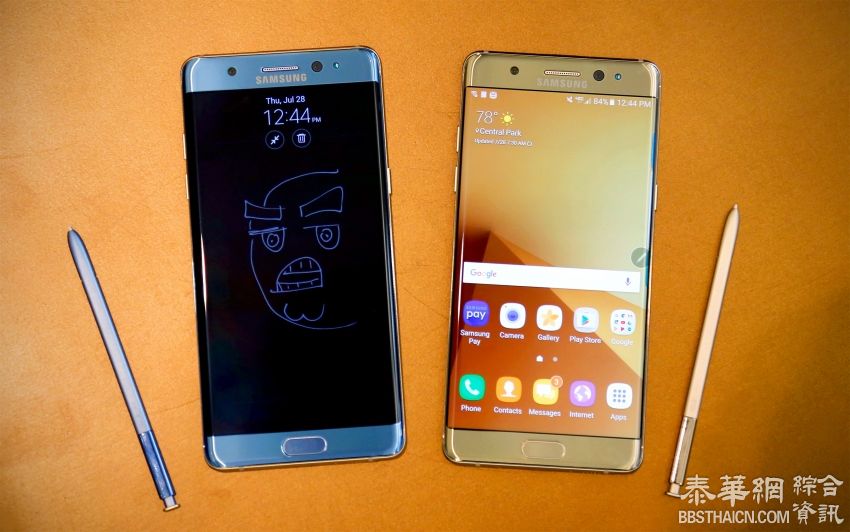 三星Note 7中国发售：可用眼睛开锁，水下拍照