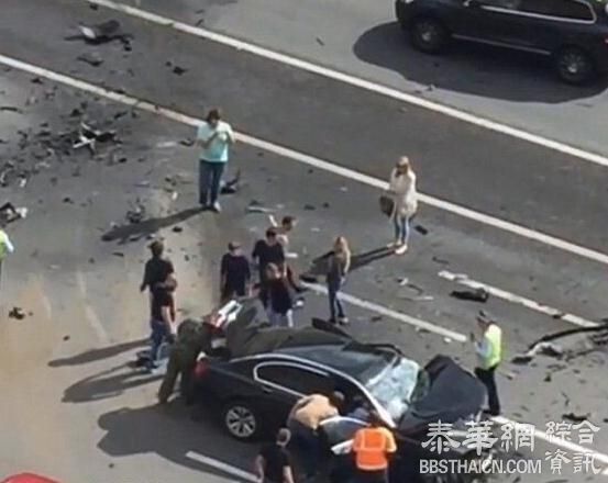 普京专车发生事故 司机当场死亡车辆成碎片