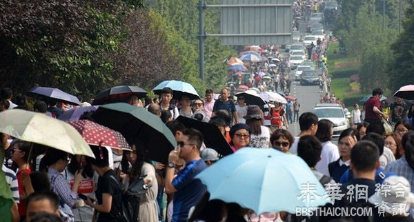 游客排长龙　成都猫熊基地变人类基地