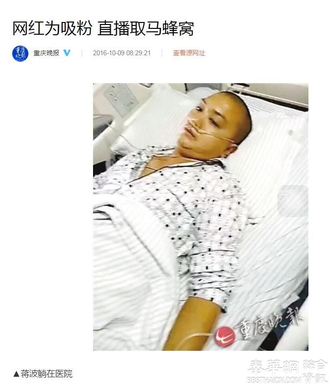 直播捅马蜂窝抢收视　网路主播送医