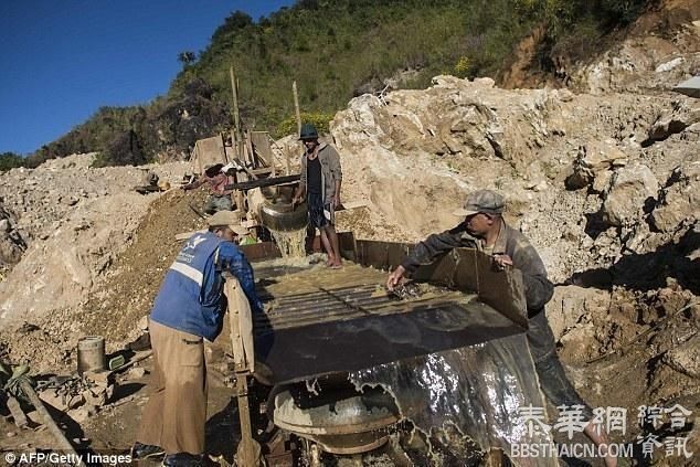 缅甸红宝石土地的矿工梦：一克拉八百万