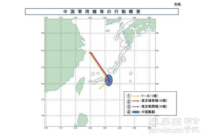 中国13架军机飞越宫古海峡,3艘军舰随行