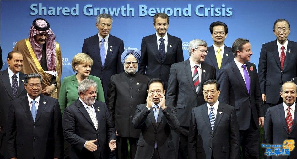 G20峰会各国元首大合照曝光