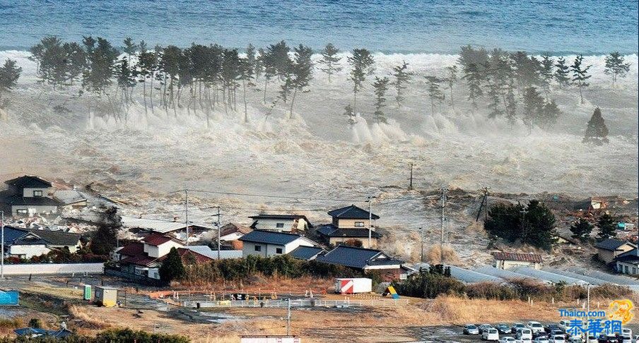 日本震后满目疮痍