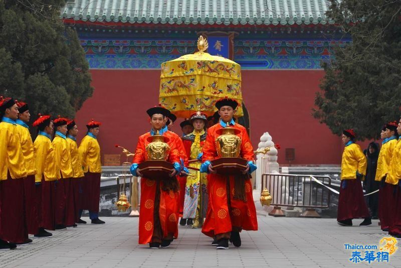 北京“皇家祭天”仪式彩排