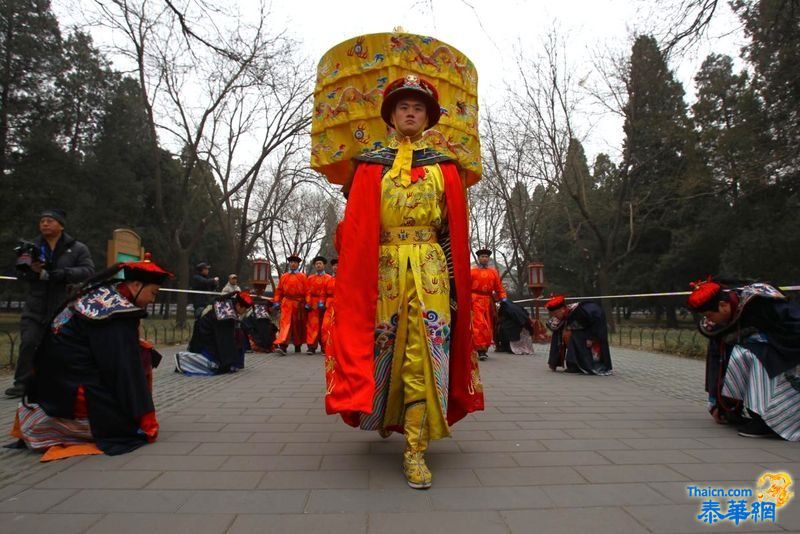 北京“皇家祭天”仪式彩排