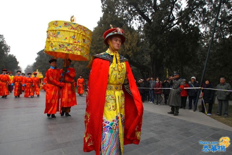 北京“皇家祭天”仪式彩排