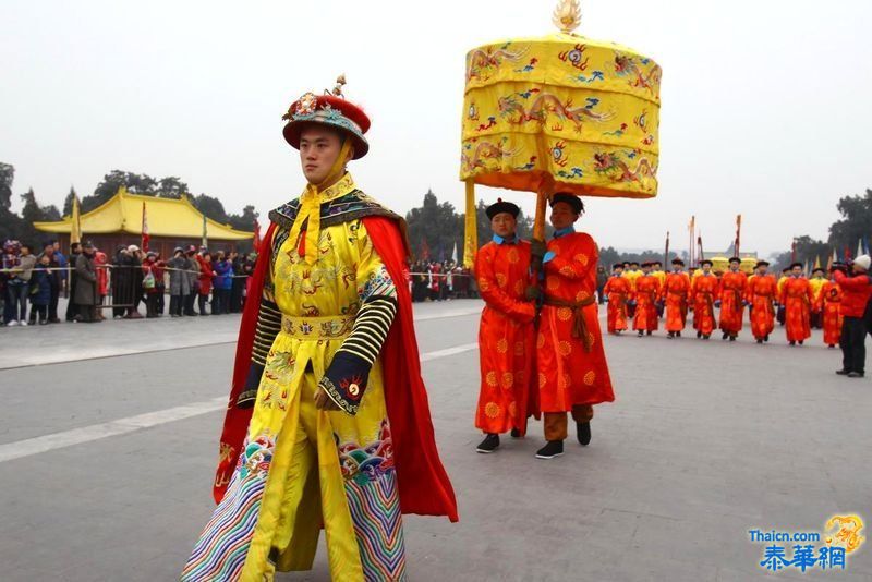 北京“皇家祭天”仪式彩排