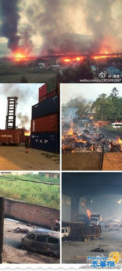 广州黄埔发生油罐车连串爆炸 已19人遇难