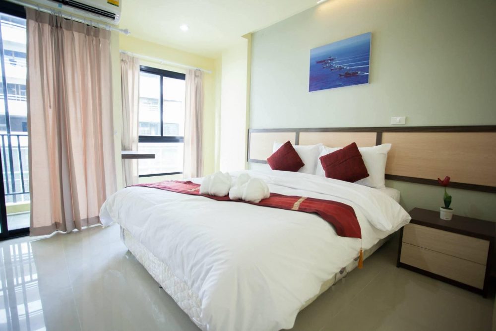 AA Residence Sriracha Apartment 位于工业园区附近，交通便利，配套设施齐全-7