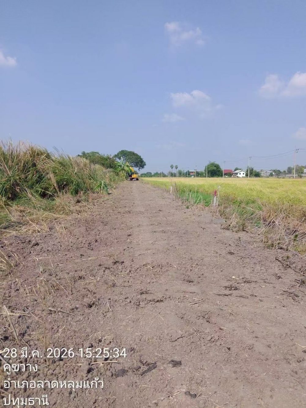 一手土地资源黄金吉地出售，位于Lat Lum Kaeo, Pathum Thani的土地，面积：4 rai共6400平方米-5